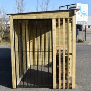Have a look on the left side of dog kennel Modul COMBI