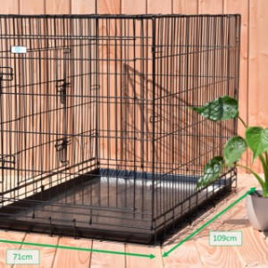 Various dimensions of the dog crate Strong XL