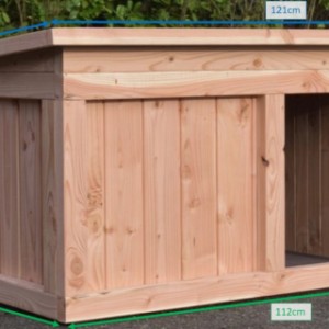 Various dimensions of the dog house Block Medium