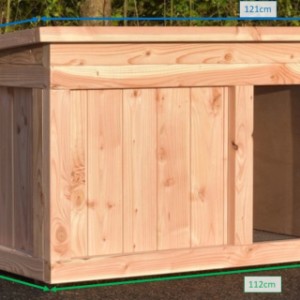 Various dimensions of the dog house Block Medium