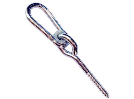 Swing hook with screw thread M12x65