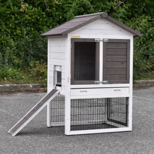 Rabbit hutch Prestige Small White · 88x72x122cm