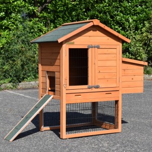 Chickencoop Prestige Small with laying nest · 114x72x122cm