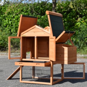 The Prestige Small chicken coop offers many expansion options