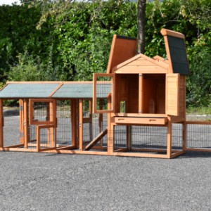 The rabbit hutch Prestige Small has many possibilities to extend