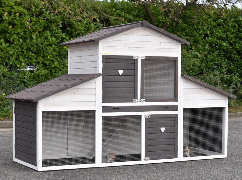 Large rabbit hutch best sale