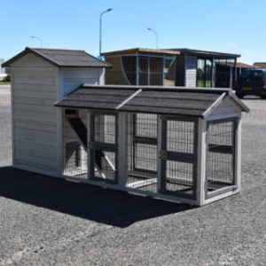 Have a look on the backside of rabbit hutch Double Small