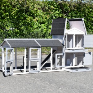 The rabbit hutch Double Small has many openings