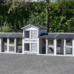 Animal house Double Small offers a lot of space for your chickens