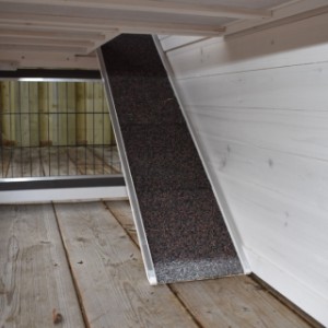 The Regular Medium rabbit hutch has a large run