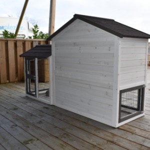 Have a look on the backside of rabbit hutch Regular Medium