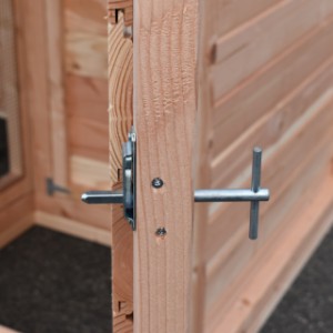 The doors are locked using a removable T-key
