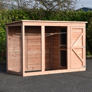 Aviary Flex 3+.1+ Luxe with safety porch and sleeping compartment 302x139x196cm