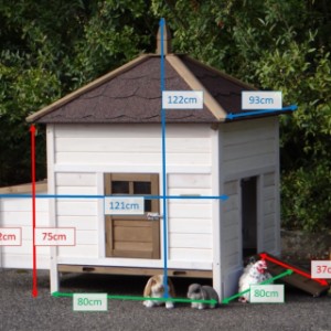 These are the dimensions of Ambiance Large: 121×93×122 cm