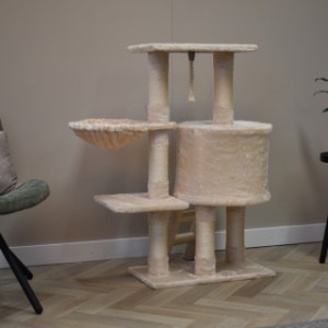 Have a look on the backside of cat tree Karola