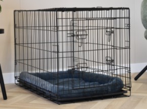 Dog crate Profit 92 cm with cushion · 2-door · 92 × 57 × 64 cm