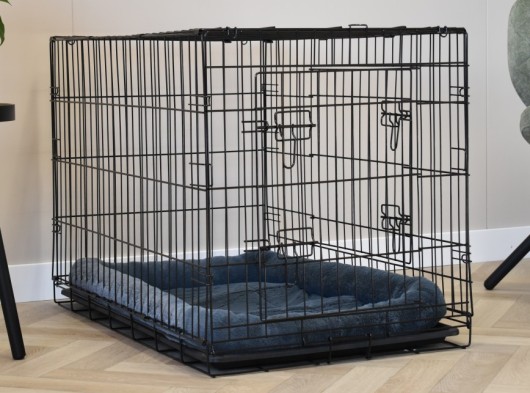 Dog crate Profit 92 cm with cushion · 2-door · 92 × 57 × 64 cm