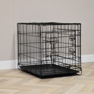 The Profit 63 cm dog crate is suitable for dachshunds, among other breeds