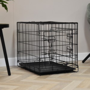 Dog crate 50cm is suitable for little dogs, such as a Miniature Poodle