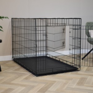 Dog crate Profit XXL 122cm is provided with 2 doors