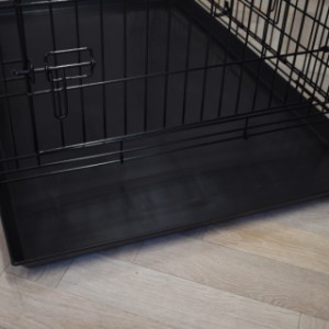 The Strong XL dog crate has a removable plastic tray