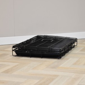 The Strong M travel crate is easy to fold