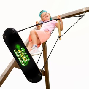 Skateboard swing black • with BR-rope • max. 70kg