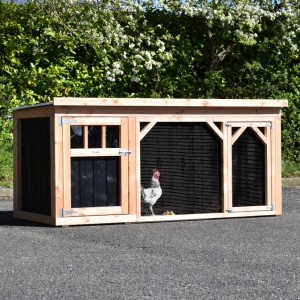 Chickencoop Belle 1 • Douglas/black • 242x122x113cm