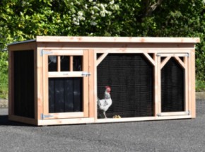 Chickencoop Belle 1 • Douglas-black • 242x122x113cm