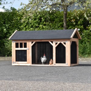 The large chickencoop Belle 2 is suitable for 5 à 10 chickens