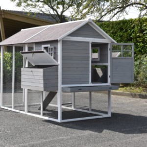Have a look on the backside of rabbit hutch Royalty