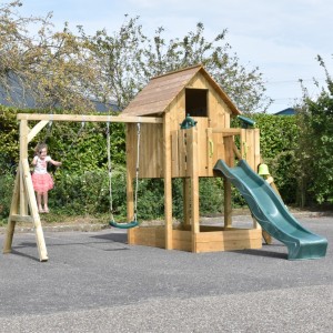 Play house Dream 120 + slide & swing 415x415x286cm