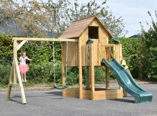 Play house Dream 120 + slide & swing 415x415x286cm