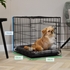 Various dimensions of the dog crate Profit 63cm