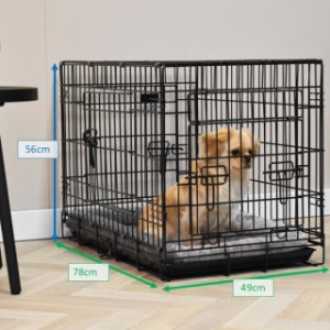 Various dimensions of the dog crate Strong M