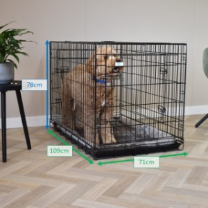 Various dimensions of the dog crate Strong XL