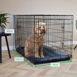 Various dimensions of the dog crate XXL