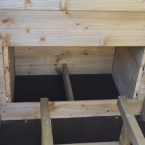 Chicken coop Eggy with 2 nesting boxes - Comfort for your chickens! A cozy place to lay eggs.