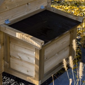 Chicken coop Eggy with 2 nesting boxes - Always fresh! Collect your eggs straight from the nesting box.