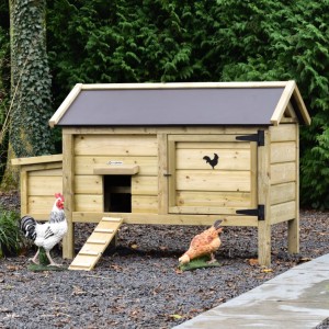 Chicken coop Eggy with nesting box - an eye-catcher in your garden