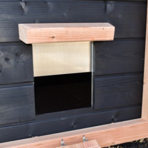 Chicken Coop Eggy - The run hatch offers optimal control and ease of use.