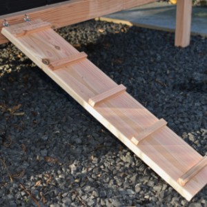 Rabbit hutch eggy - handy ramp! easy access for your rabbits.