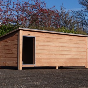 Dog House Loebas XXL - Douglas Wood, Insulated 310x155x122cm.