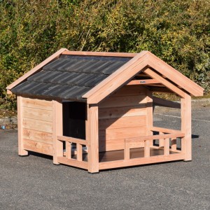 Dog House Reno insulated with veranda 170x140x123cm