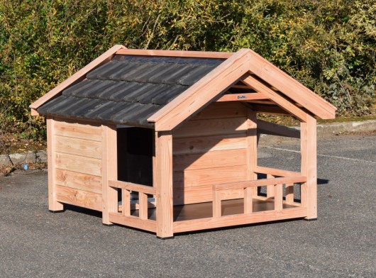 Dog House Reno insulated with veranda 170x140x123cm