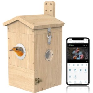 Sanilu bird nest box with camera incl. solar panel