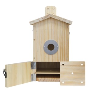 Sanilu bird nest box | An extra bottom plate is included