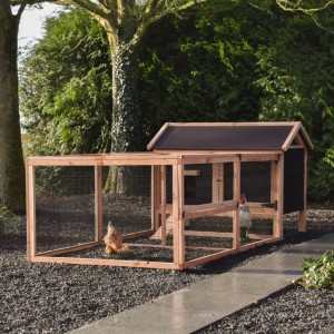 Chicken coop Eggy with 1 run – Douglas/Black