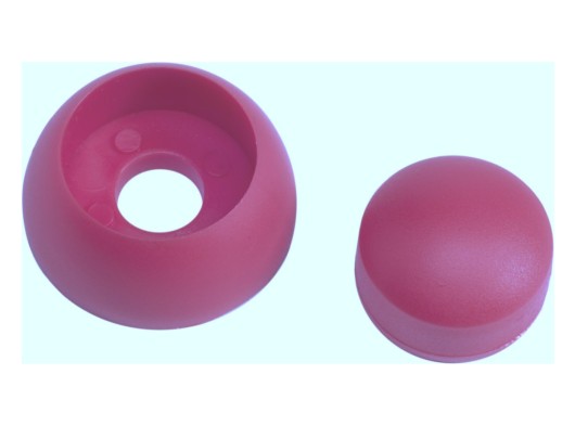 Plastic cap for bolts pink for bolts Ø8-10mm set of 10 pcs.