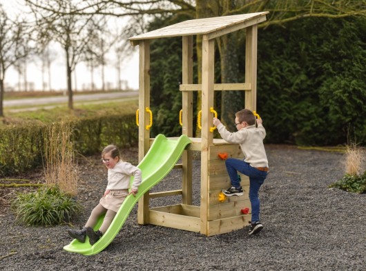 Play equipment Plan 90 with slide · 114x226x226cm